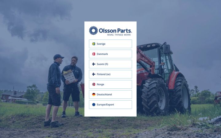 Screenshot of olssonparts.com