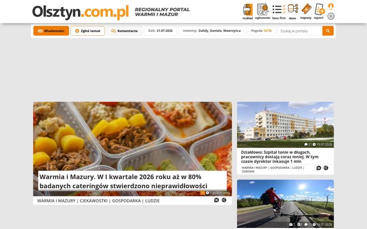 Screenshot of olsztyn.com.pl