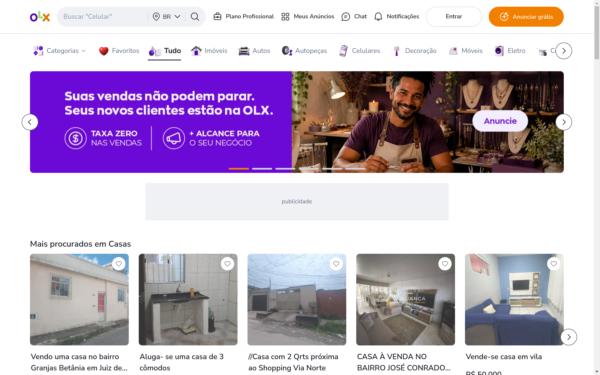 Screenshot of olx.com.br