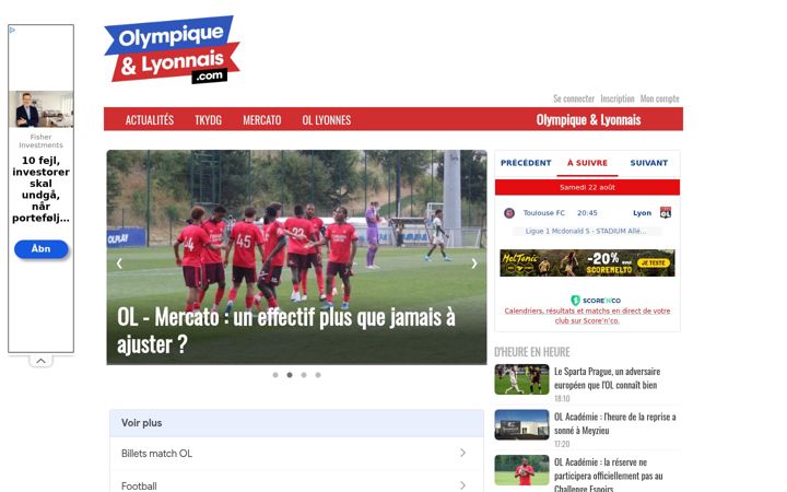 Screenshot of olympique-et-lyonnais.com