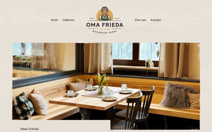 Екранна снимка на omafrieda.de