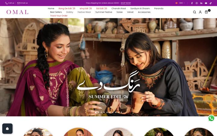 Screenshot of omalbykomal.com