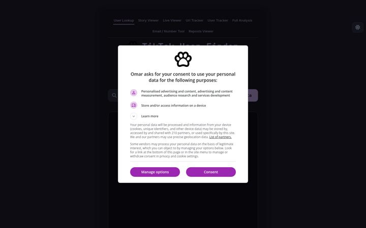 Screenshot of omar-thing.site