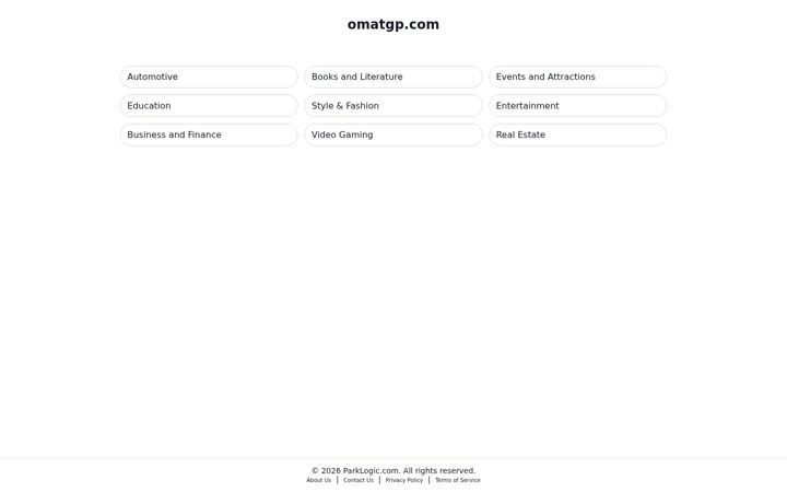 Screenshot of omatgp.com