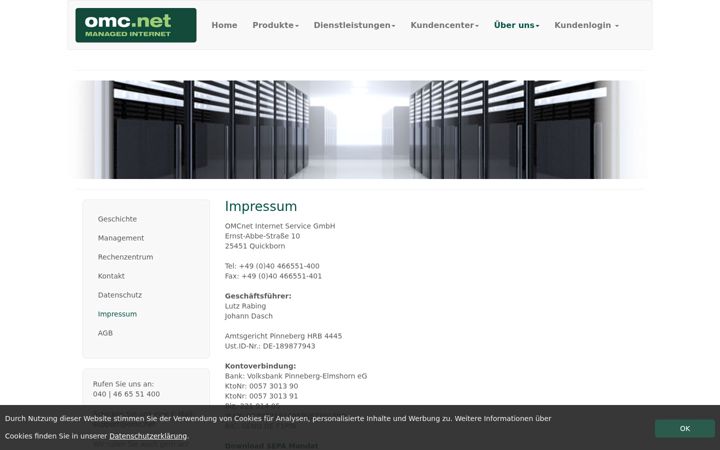 Screenshot of omc-mail.de