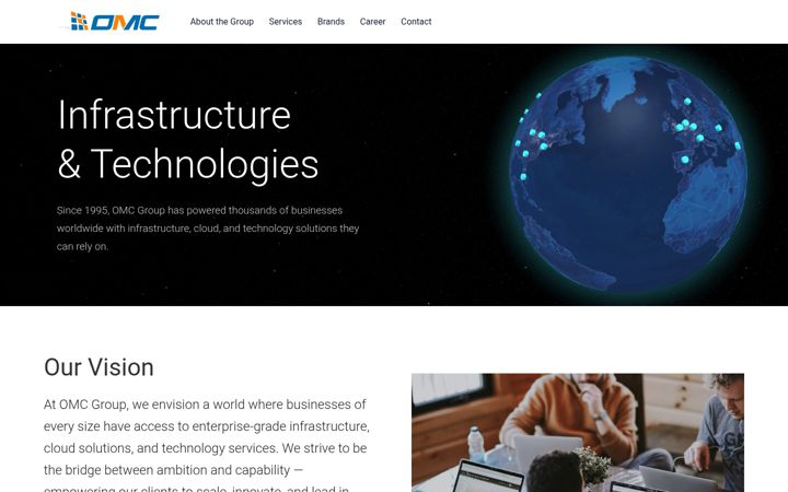 Screenshot of omc.co.il