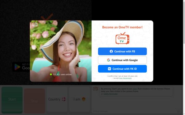 Screenshot of ome.tv