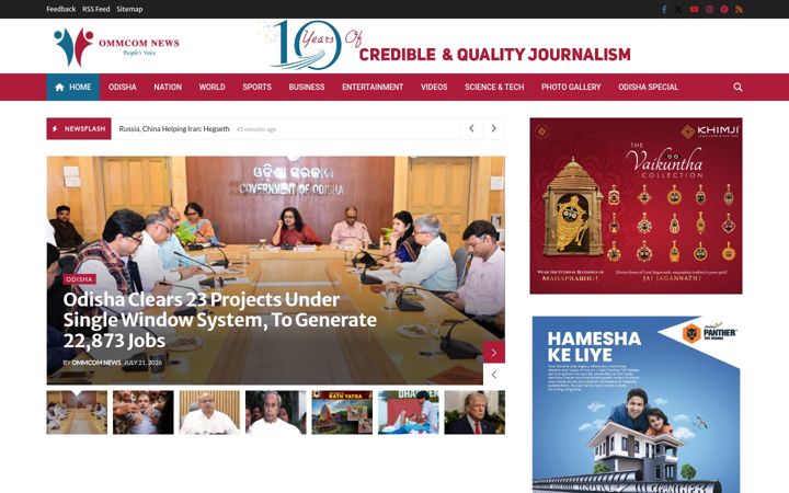 Ekrano kopija ommcomnews.com