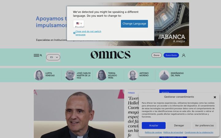 Screenshot of omnesmag.com