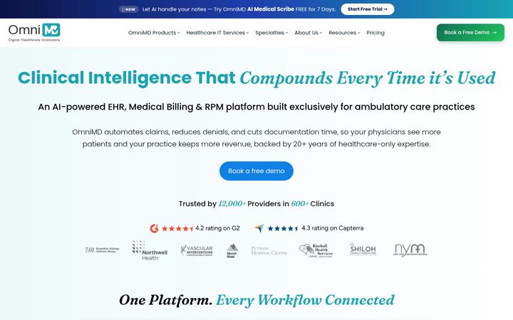 Screenshot of omnimd.com