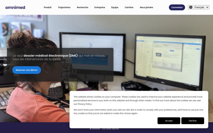 Screenshot of omnimed.com