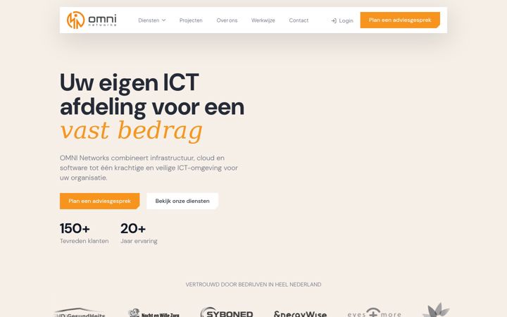 Screenshot di omninetworks.nl