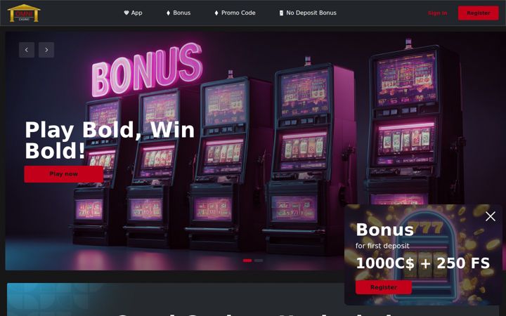 Screenshot of omnislotscasino.net