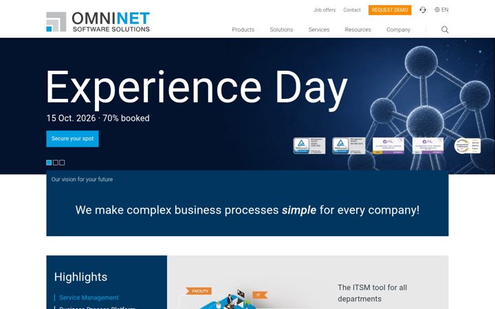 Screenshot of omnitracker.com
