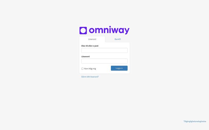 Screenshot von omniway.se