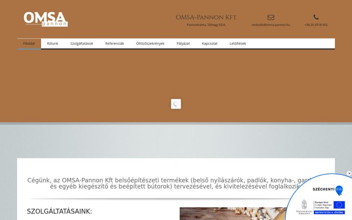 Screenshot von omsa-pannon.hu