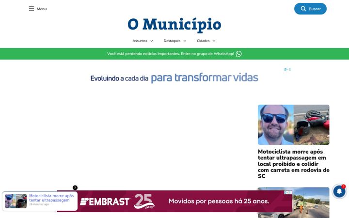 Screenshot of omunicipio.com.br