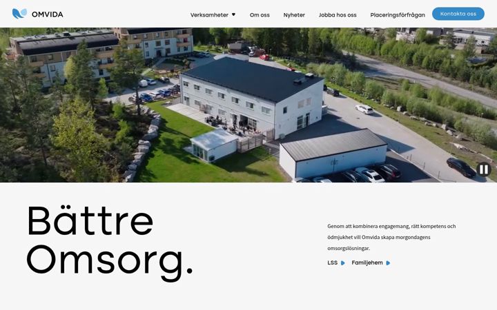 Zrzut ekranu omvida.se