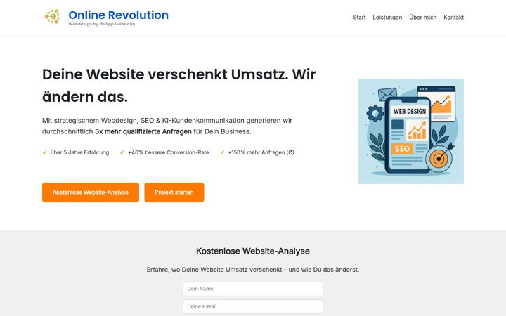 Screenshot di on-rev.de