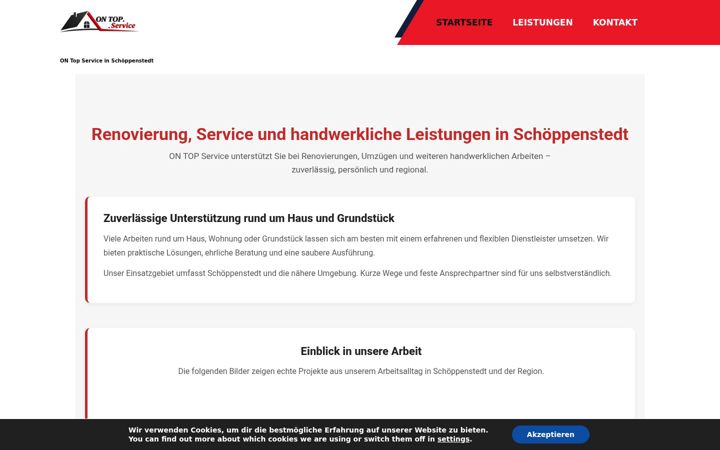 Screenshot of on-top-service.de