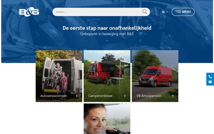 Captura de pantalla de onbeperktinbeweging.nl