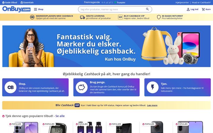 Capture d'écran de onbuy.com