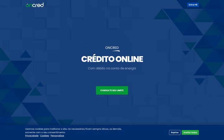 Screenshot of oncred.com.br