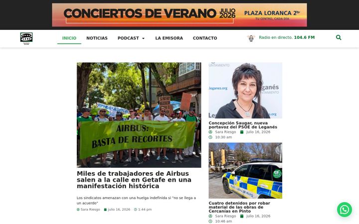 Screenshot of ondaceromadridsur.es