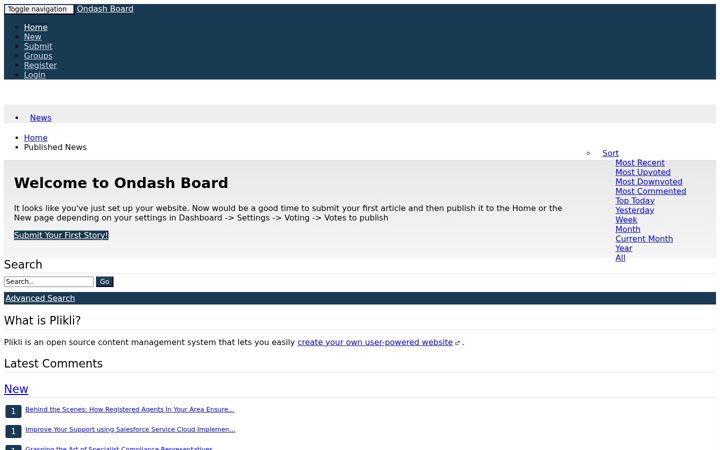Screenshot of ondashboard.win