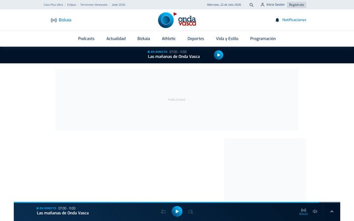 Screenshot του ondavasca.com