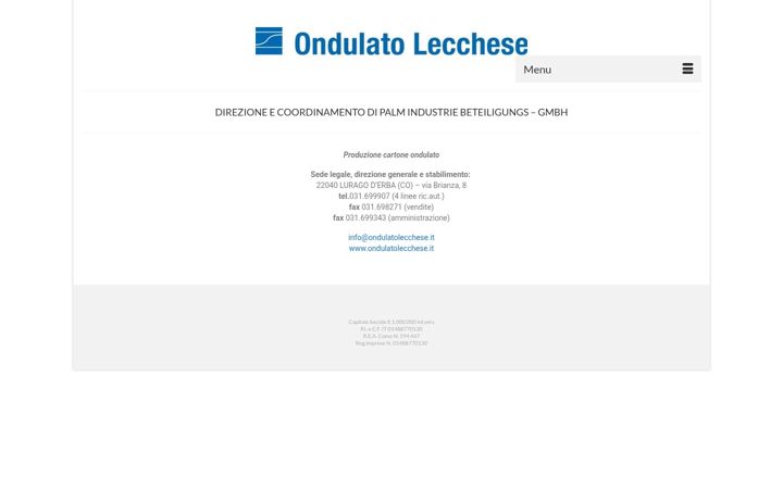 Screenshot of ondulatolecchese.it