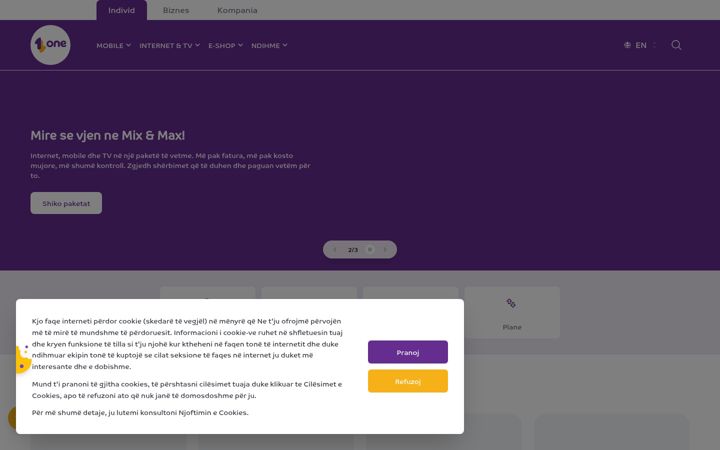 Screenshot of one.al