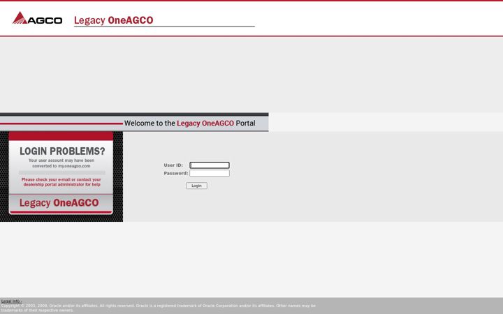 Captura de ecrã de oneagco.com