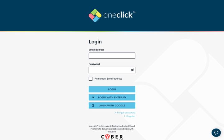 Screenshot of oneclick.services