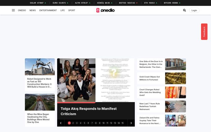 Screenshot von onedio.co