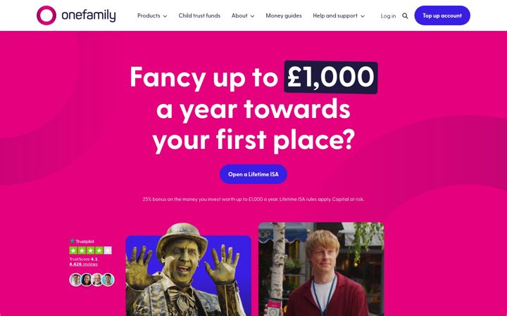Screenshot of onefamily.com
