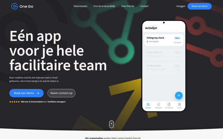 Screenshot of onego.io