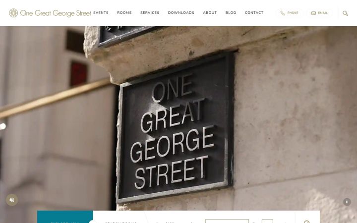Screenshot του onegreatgeorgestreet.com