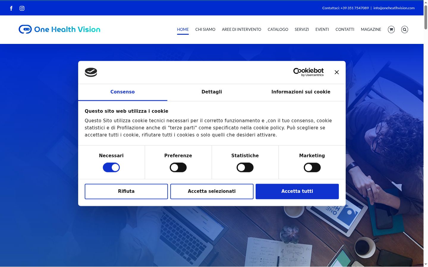 Capture d'écran de la bannière de consentement affichée avant toute interaction