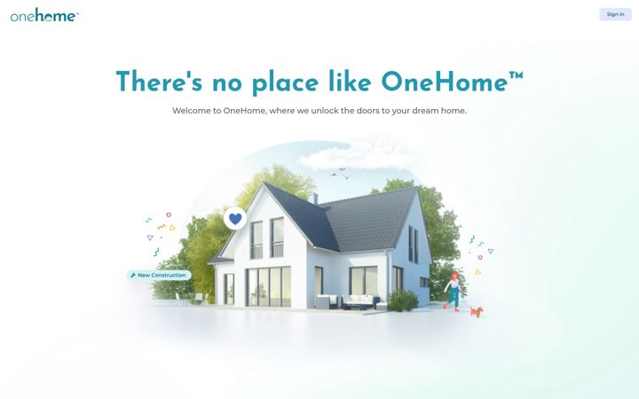 Ekrano kopija onehome.com