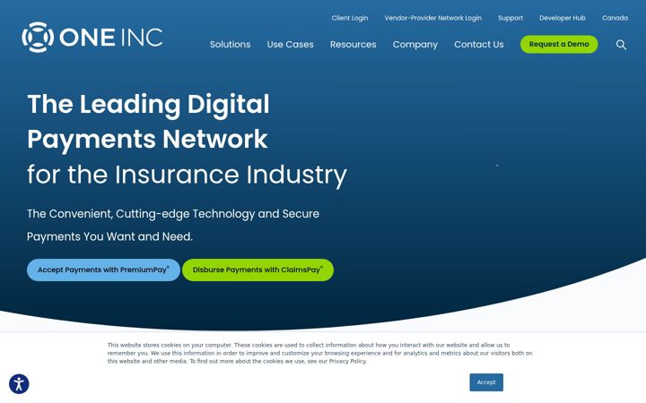 Screenshot of oneinc.com