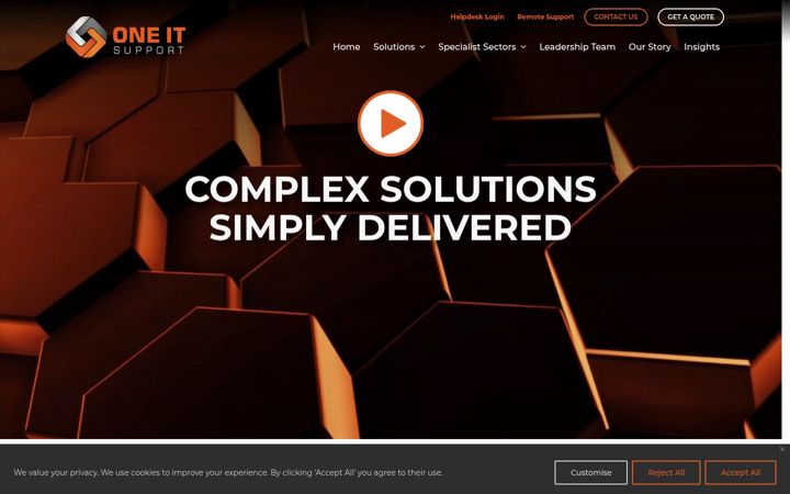 Screenshot di oneits.co.uk