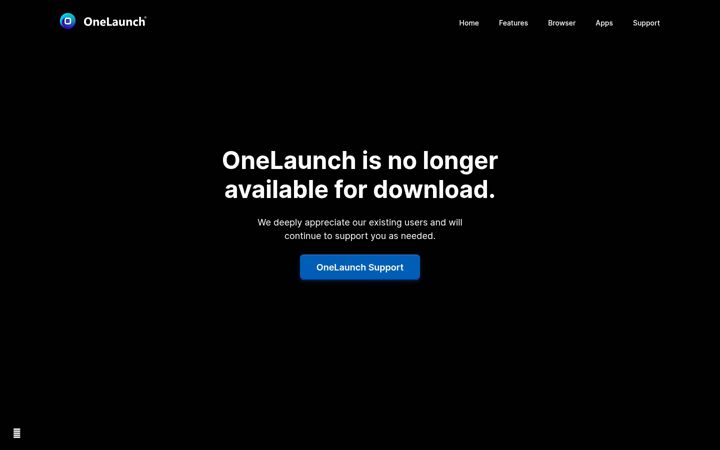 Skjámynd af onelaunch.com