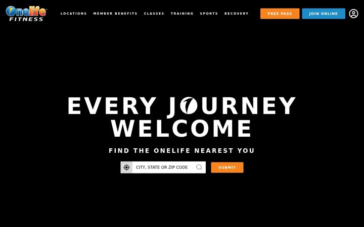 Screenshot of onelifefitness.com