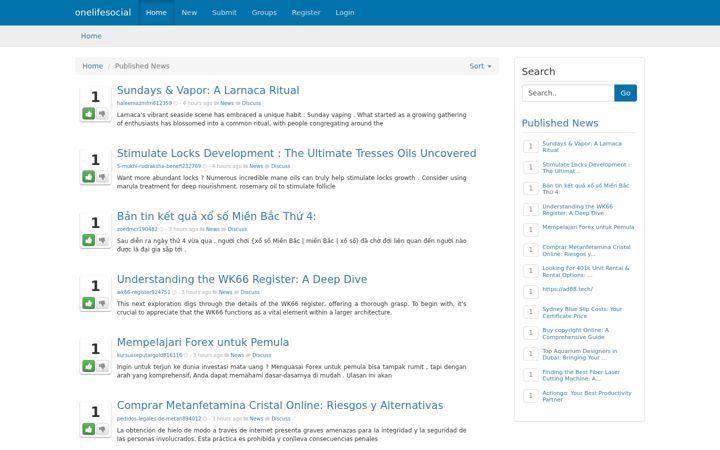 Screenshot of onelifesocial.com