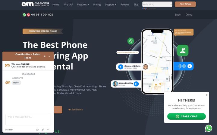 Screenshot of onemonitar.com