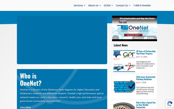 Screenshot von onenet.net