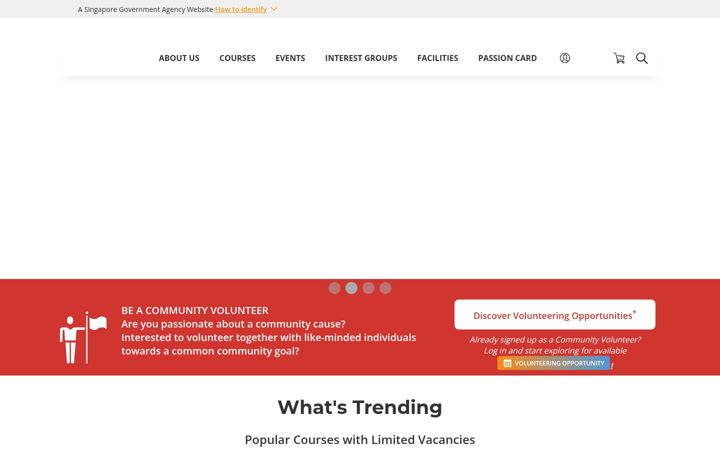 Screenshot of onepa.gov.sg