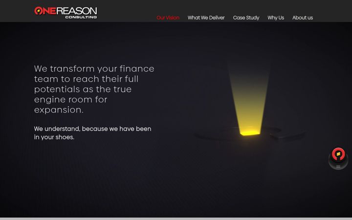 Screenshot of onereasonconsulting.com