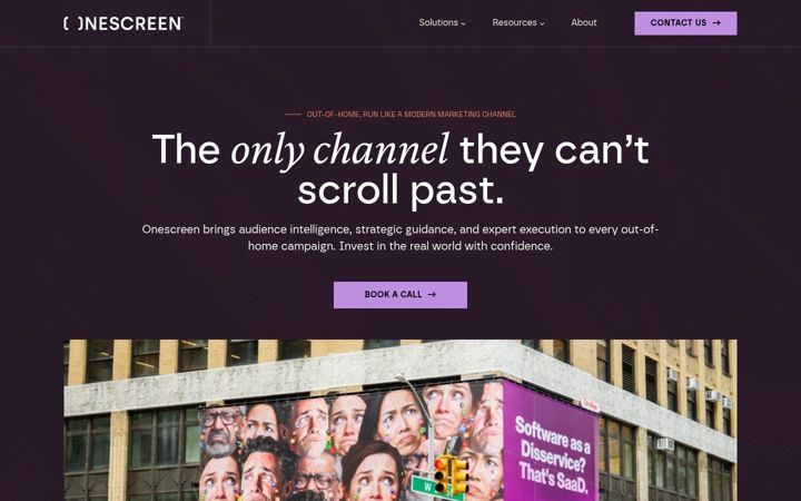 Екранна снимка на onescreen.ai